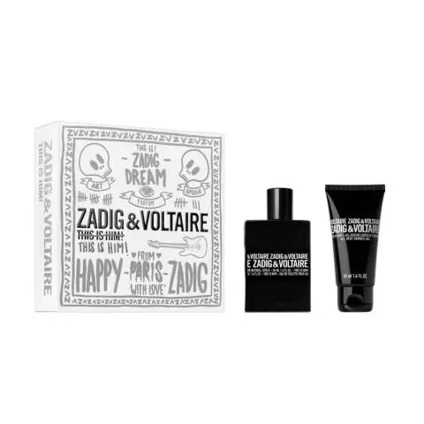 Zadig & Voltaire - Coffret This is him ! - Eau de Toilette 50 ml +Gel douche 50 ml
