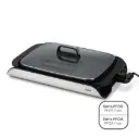 Plancha grill avec couvercle