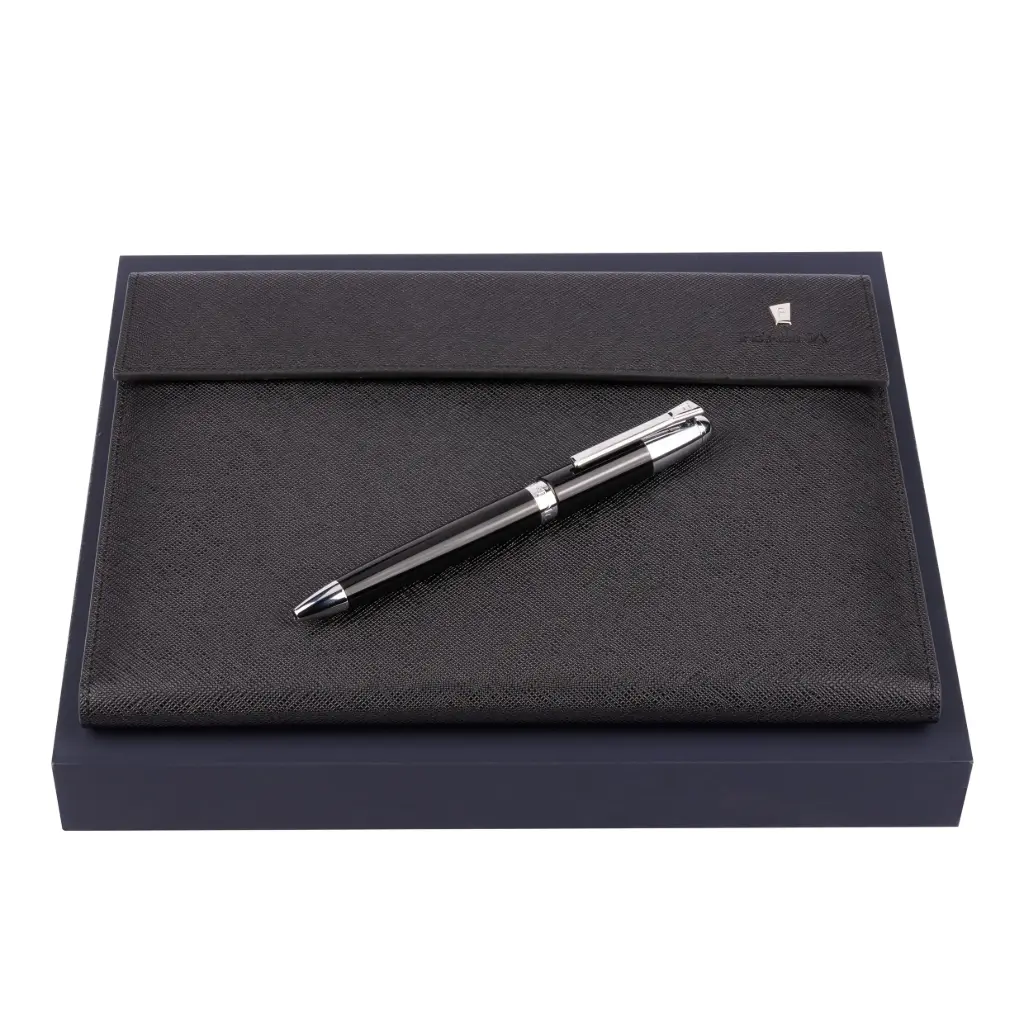 Parure Festina Black (stylo bille & écritoire A5)