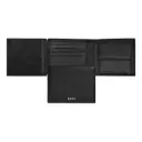 Portefeuille porte-monnaie avec flap Classic Smooth Black