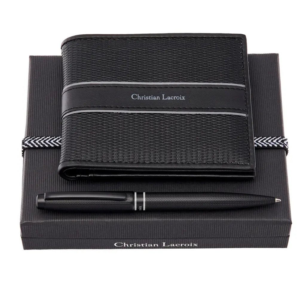 Coffret (portefeuille + stylo)