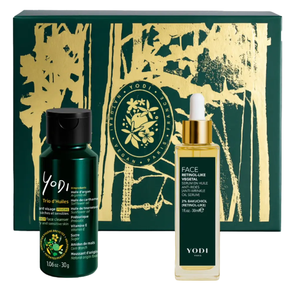 Coffret visage rétinol végétal – peaux sèches et sensibles