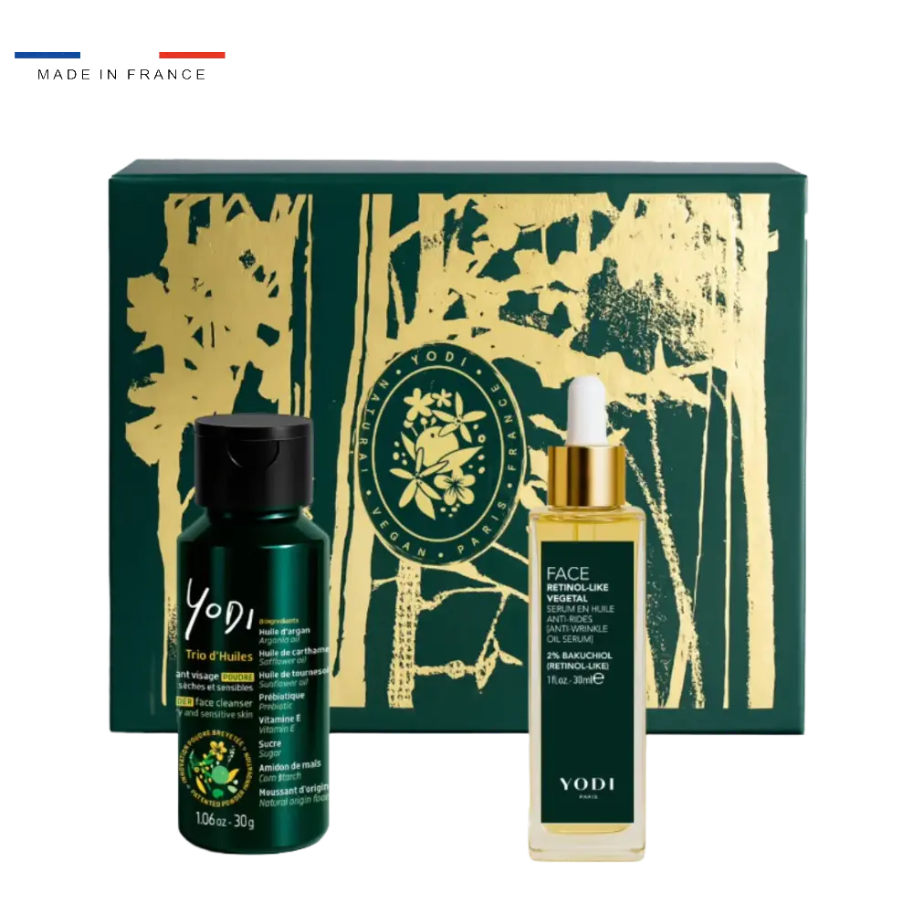 Coffret visage rétinol végétal – peaux sèches et sensibles