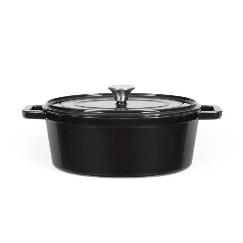 Cocotte ovale en fonte