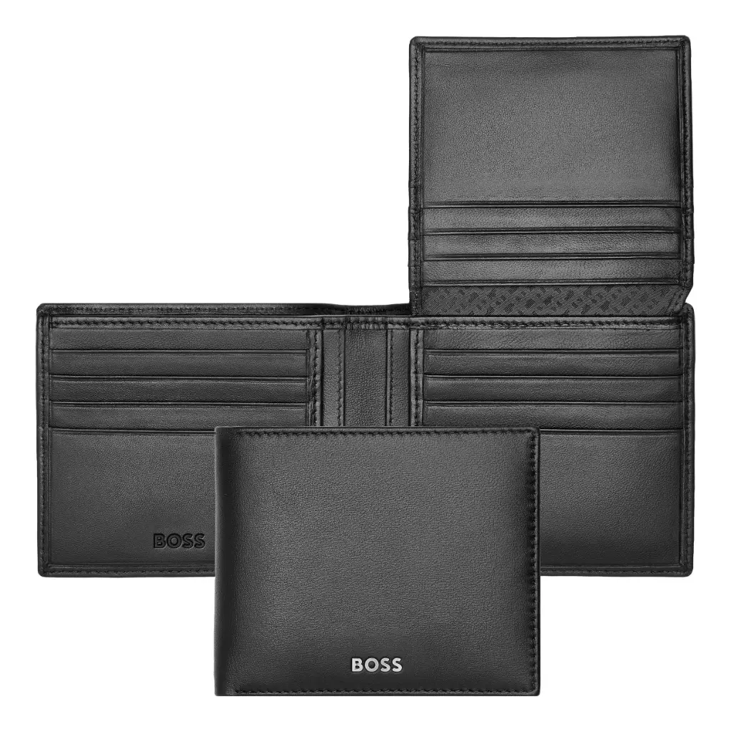 Portefeuille avec flap Classic Smooth