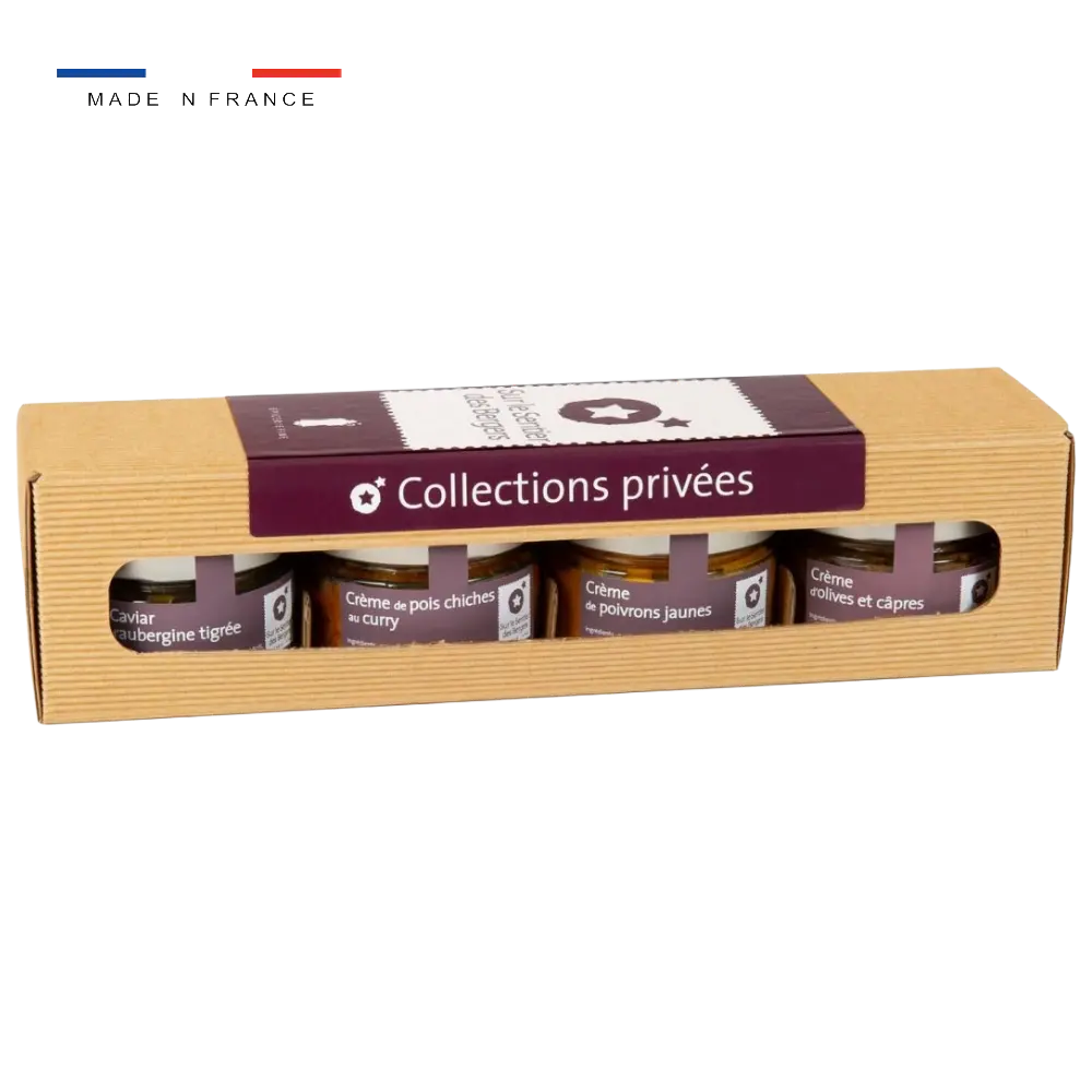 Le coffret 4 pots "Apéro dînatoire"