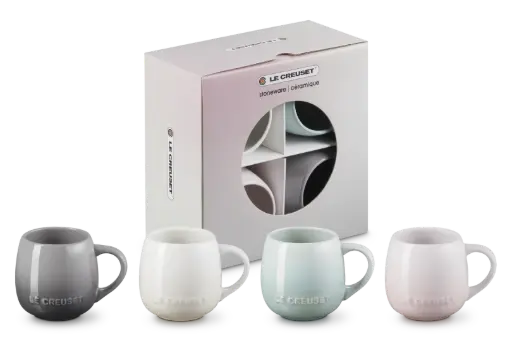 [AC-69375327979008] Set de 4 mugs céramique - Le Creuset 