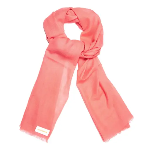[CFG335Q] Echarpe longue Faustine Corail