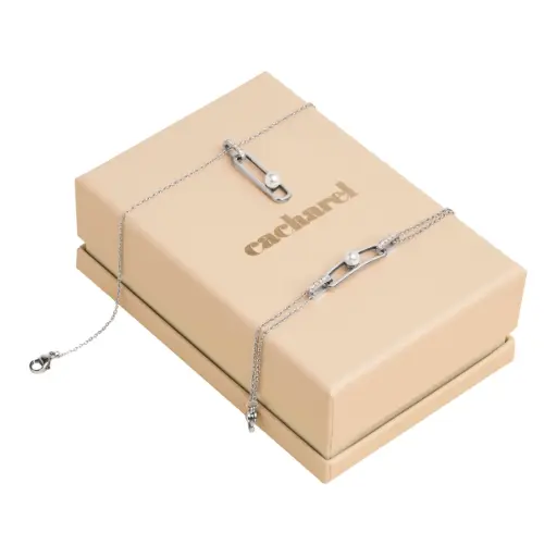 [CPBC536C] Parure Cacharel argenté