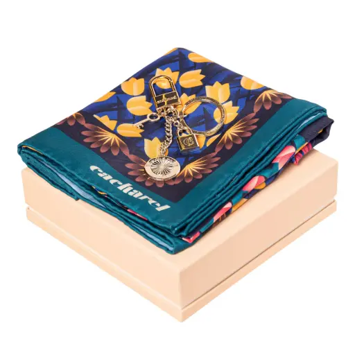 [CPKL332E] Parure Cacharel (porte-clefs & foulard)
