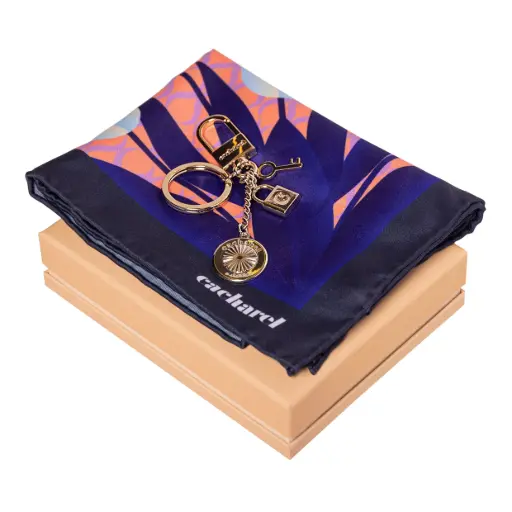 Parure Alix (porte-clefs & foulard)