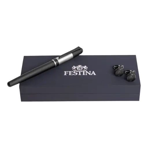 [FPMP398C] Parure Festina (stylo plume & boutons de manchette)