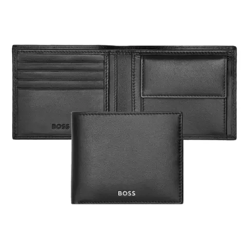 [HLM403A] Porte-monnaie Classic Smooth Black