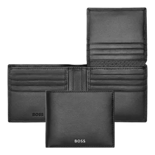 Portefeuille avec flap Classic Smooth