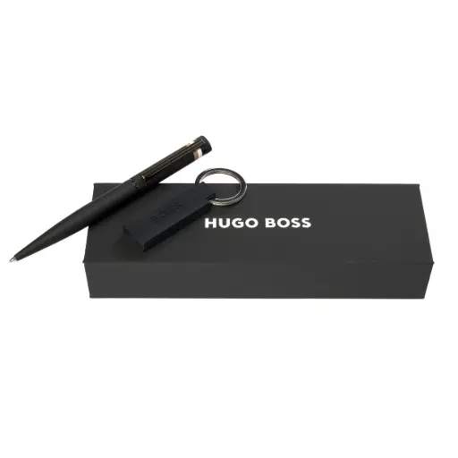 [HPBK352A] Parure HUGO BOSS (stylo bille & porte-clefs)