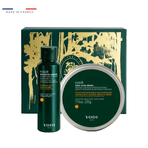 [10] Coffret duo cheveux secs, abimés, colorés